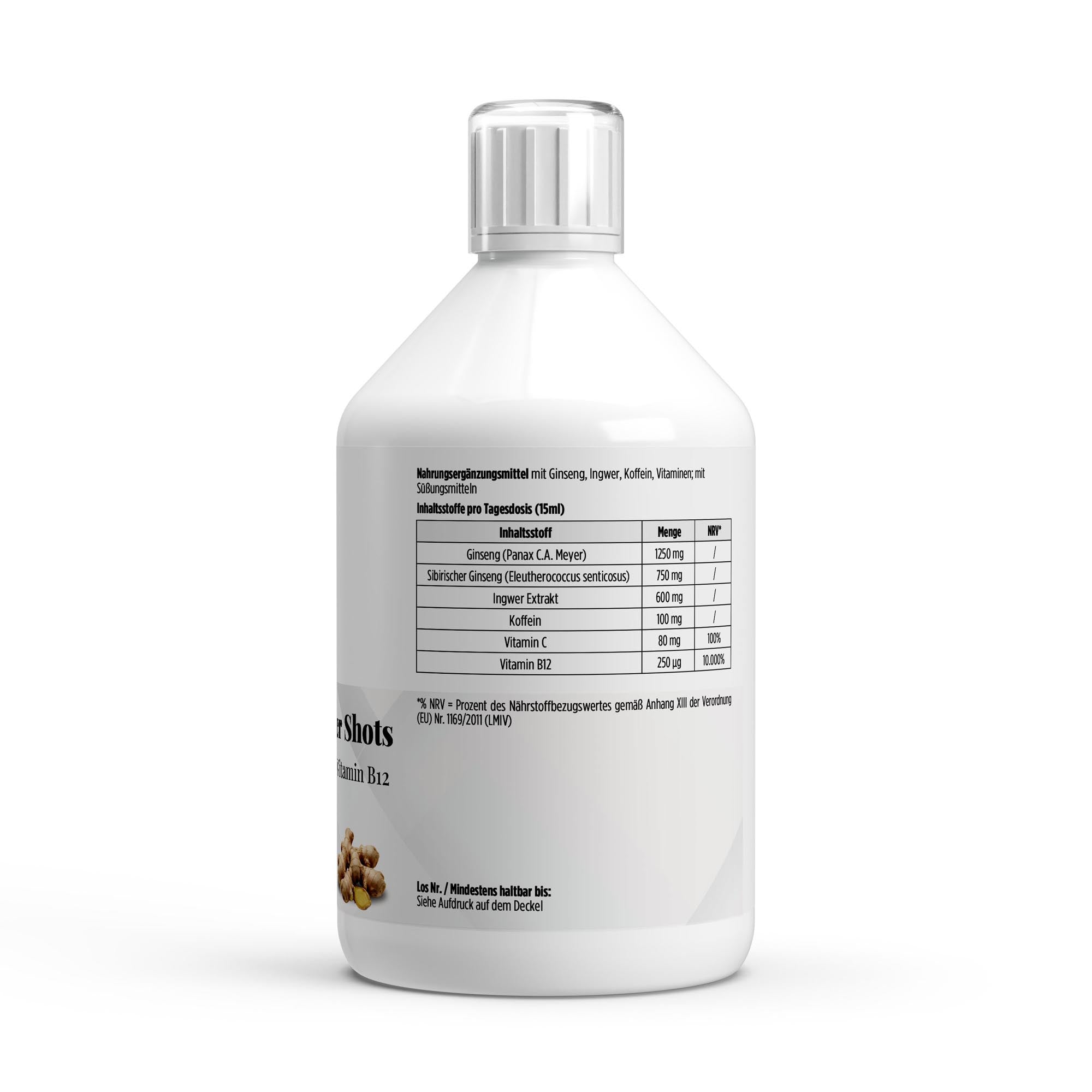 Shot ginseng gingembre - 50 shot