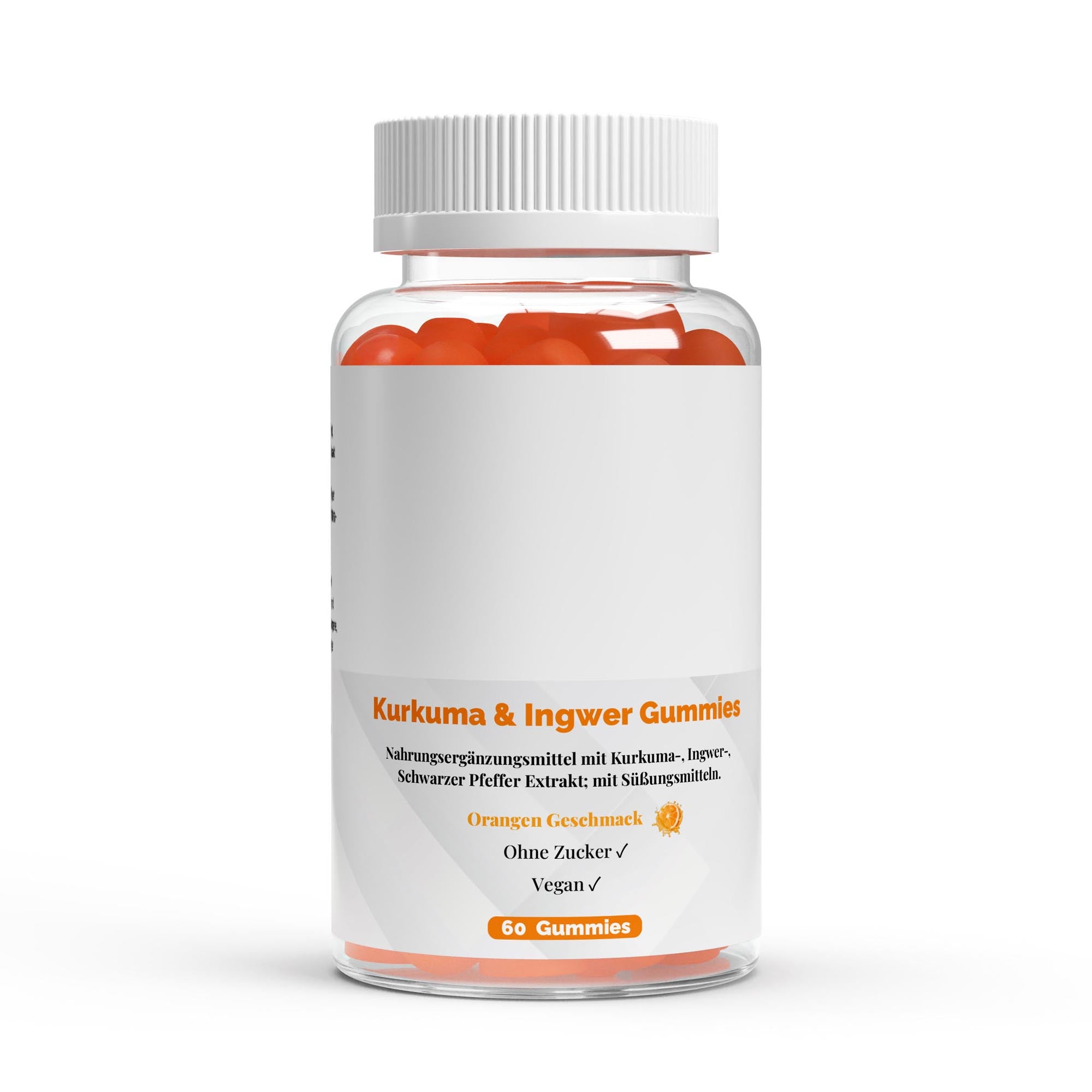 Gummies au curcuma, gingembre, poivre noir - 60 pièces.